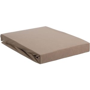 Beddinghouse Premium jersey lycra hoeslaken taupe - 90/100x200/220