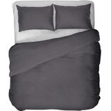Kayori - Showa - Dekbedovertrek - Antraciet - 140x200-220 + 1 sloop - Eenpersoons