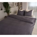 Kayori - Showa - Dekbedovertrek - Antraciet - 140x200-220 + 1 sloop - Eenpersoons