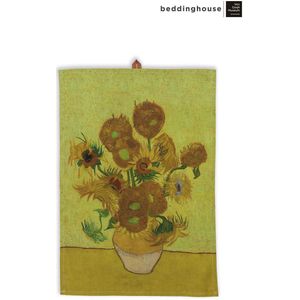 Beddinghouse x Van Gogh Theedoek Sunflower Geel