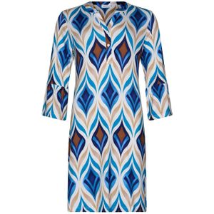 Pastunette dames beachdress knoopjes blue 311251-308-1 - 46