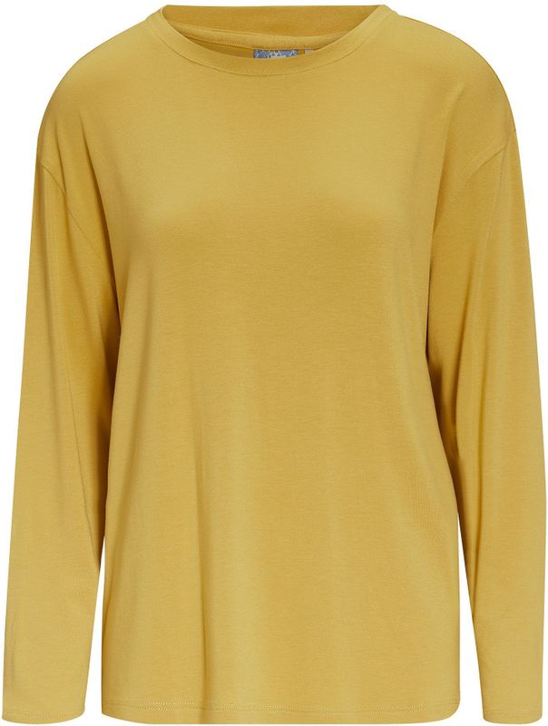 Essenza - Denna Fedelia - Top - Geel - Lange Mouw