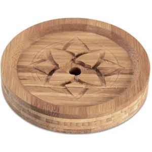 Kayori zeepbakje bamboe (rond groot)