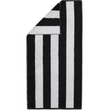 Handdoek Cawö Zoom Block Stripes Black 