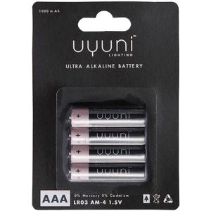 Uyuni AAA-batterij 1,5V 1000mAh 4-pack