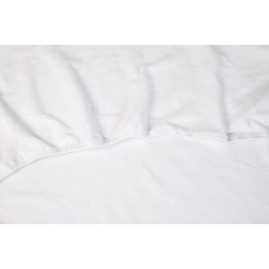 Kayori flanellen splittopper hoeslaken Showa wit - 180x200