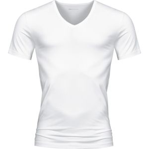 Mey heren t-shirt Dry Cotton v-hals wit - 6 (L)