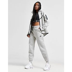 Nike Joggingbroek met halfhoge taille voor dames Sportswear Tech Fleece - Dark Grey Heather- Dames, Dark Grey Heather