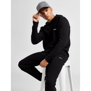 BOSS Waffle Overhead Tracksuit - Zwart- Heren, Zwart