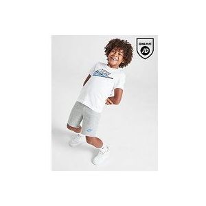 Nike Fade Logo T-Shirt/Shorts Set Children - White, White