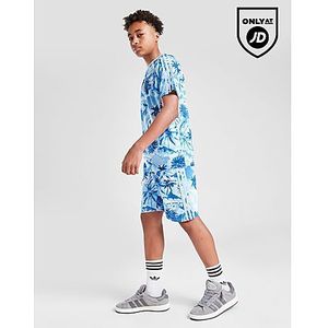adidas Originals Palm All Over Print Shorts Junior - Blue - Kind, Blue