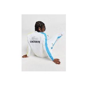 Lacoste Colour Block Back Logo Tracksuit - White- Heren, White