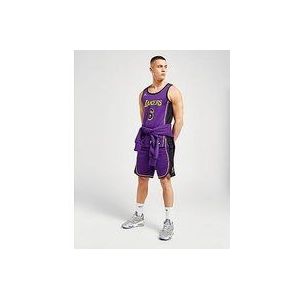 Nike Swingman Jordan Dri-FIT NBA-basketbalshorts voor heren Los Angeles Lakers Statement Edition - Field Purple/Amarillo- Heren, Field Purple/Amarillo