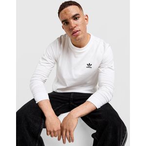 adidas Originals Trefoil Essential Long Sleeve T-Shirt - Wit- Heren, Wit