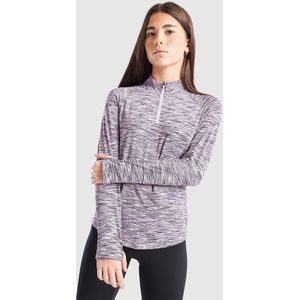 MONTIREX Girls' Trail 1/2 Zip Top Junior - Paars, Paars