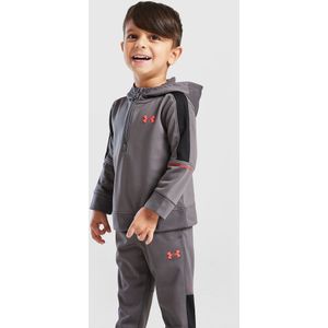 Under Armour Poly Colour Block 1/4 Zip Tracksuit Infant - Zwart, Zwart