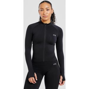 AYBL Empower Seamless Full Zip Top - Zwart- Dames, Zwart