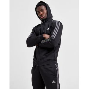 adidas Energize Full Zip Hoodie - Zwart- Heren, Zwart