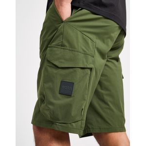 BOSS - Urbanex - Cargo Shorts - Groen - Sneldrogend, Elastische Tailleband
