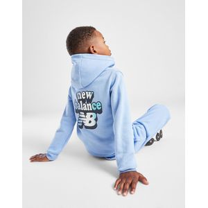 New Balance Bubble Logo Tracksuit Children - Blauw, Blauw