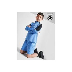 Berghaus Trek 1/4 Zip Top/Shorts Set Children - Blue - Kind, Blue