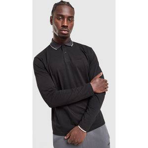 BOSS - League Plisy - Poloshirt - Zwart - Lange Mouwen