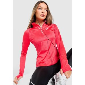 Under Armour Tech Vent 1/4 Zip Top - Rood- Dames, Rood
