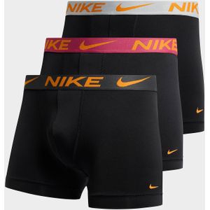 Nike 3 Pack Boxershorts Heren - Zwart- Heren, Zwart