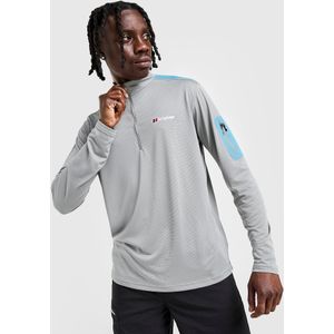 Berghaus Explorer 1/4 Zip Top - Grijs- Heren, Grijs