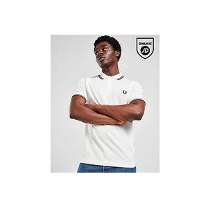 Fred Perry Twin Tipped Short Sleeve Polo Shirt Heren - White- Heren, White
