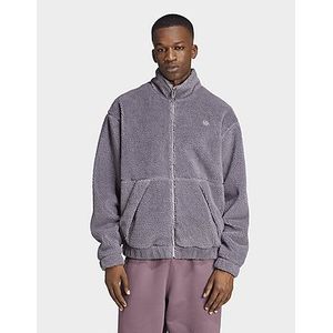 adidas Premium Essentials Polar Fleece Sweatshirt met Lange Rits - Grijs- Heren, Grijs