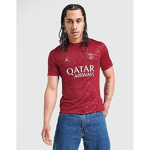 Jordan Paris Saint Germain Pre Match Shirt - Red- Heren, Red