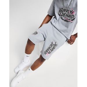 Supply & Demand Stencil Shorts - Grijs- Heren, Grijs