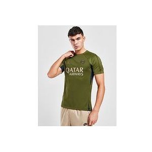 Jordan Paris Saint Germain Short Sleeve Shirt - Rough Green/Rough Green/Dark Obsidian/Hemp- Heren, Rough Green/Rough Green/Dark Obsidian/Hemp