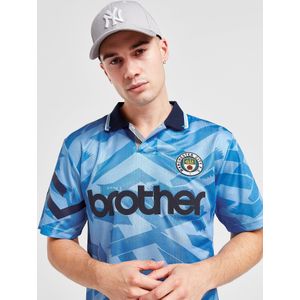 Score Draw Manchester City FC '92 Home Retro Shirt Heren - Blauw- Heren, Blauw
