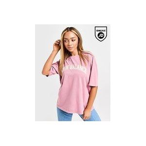 New Balance Large Logo T-Shirt - Pink- Dames, Pink