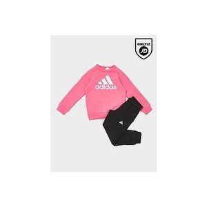 adidas Girls' Badge Of Sport Crew Tracksuit Children - Pink - Kind, Pink