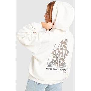 The North Face Balance Overhead Hoodie - Wit- Dames, Wit