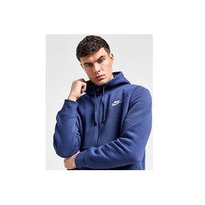 Nike Foundation Full Zip Hoodie Heren - Midnight Navy/Midnight Navy/White- Heren, Midnight Navy/Midnight Navy/White