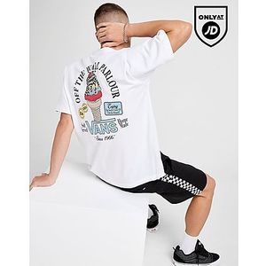 Vans Check Scoop T-Shirt - White- Heren, White
