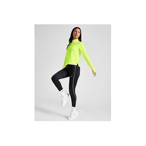 Nike Dri-FIT legging met halfhoge taille voor meisjes Pro - Black/Volt/Volt, Black/Volt/Volt