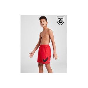 Nike Swoosh Stack Swim Shorts Junior - Red, Red