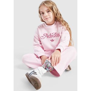 adidas Originals Girls' Varsity Crew Tracksuit Children - Roze - Kind, Roze