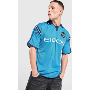 Score Draw Manchester City FC '01 Retro Home Shirt - Blauw- Heren, Blauw