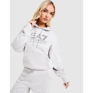 EA7 Emporio Armani - Visibility Logo Boyfriend Hoodie - Grijs - Dames