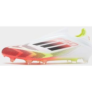 adidas F50 Elite Laceless FG - Wit- Heren, Wit