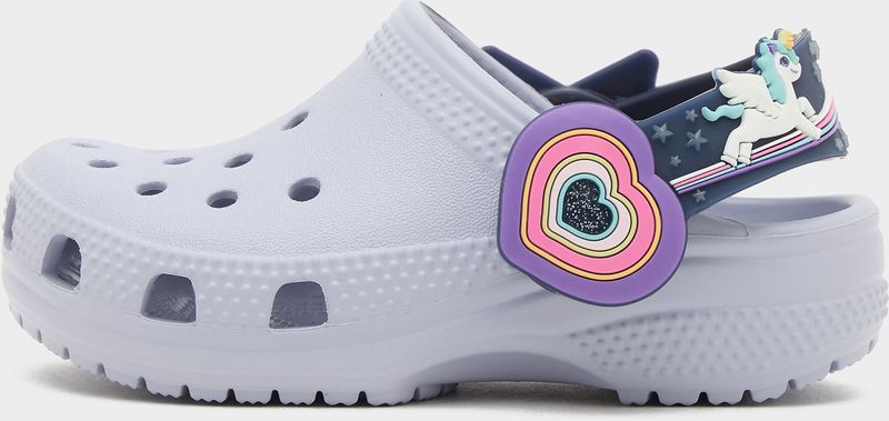 Crocs Toddler Classic Imagination Lights Backstrap Klompen Kinder Frosted Grape 27