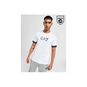 Emporio Armani EA7 Visibility Logo Tape T-Shirt - White- Heren, White