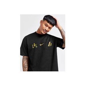 Nike Courtside Max90 NBA-herenshirt Los Angeles Lakers 2023/24 City Edition - Black- Heren, Black