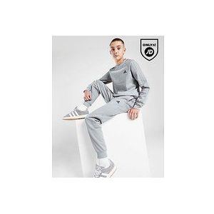adidas Badge Of Sport Contrast Crew Tracksuit Junior - Grey, Grey